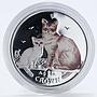 Isle of Man 1 crown Two Burmilla Cats colored proof silver coin 2008