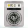 Bulgaria 1000 leva St John of Rila Monastery PR66 PCGS silver coin 1996