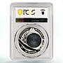 Belarus 20 rubles Constitution Ship Clipper PR70 PCGS hologram silver coin 2010