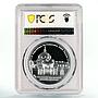 Cameroon 2500 francs Kazan Lady Church Architecture PR69 PCGS silver coin 2016