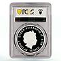 Tuvalu 1 dollar Endangered Wildlife Polar Bears Fauna PR70 PCGS silver coin 2012