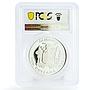 Jamaica 10 dollars World Year of the Child PR69 PCGS silver piedfort coin 1979
