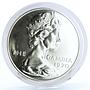 Gambia 8 shillings Endangered Wildlife Hippopotamus Fauna proof silver coin 1970