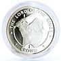 Isle of Man 1 crown Lord of the Rings King Aragorn proof silver coin 2003