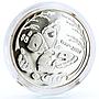 Mexico 5 pesos Millennium Butterfly Animals Fauna silver coin 1999