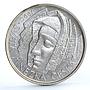 Czechoslovakia 50 korun St Agnes Religion Without Signature LK silver coin 1990