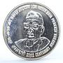 India 100 rupees 200 Years Jaya Prakash Narayan Politics silver coin 2002