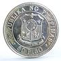 Philippines 50 piso 40th Anniversary of Bataan silver coin 1982