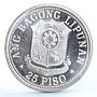 Philippines 25 piso 1st President Emilio Aquinaldo proof silver coin 1975