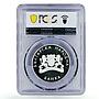 Bulgaria 10 leva Sydney Olympic Hames High Jump PR67 PCGS silver coin 1999