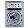 Italy 5 euro 50 Years Moon Landing Space Astronauts PR69 PCGS silver coin 2019
