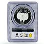 Niger 10 francs Endangered Wildlife Lion Raised Rim PR68 PCGS silver coin 1968