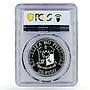 Philippines 25 piso FAO World Food Day Fish Fruits PL67 PCGS silver coin 1981