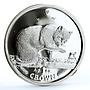 Isle of Man 1 crown Home Pets British Blue Cat Animals proof silver coin 1999