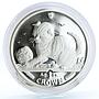 Isle of Man 1 crown Home Pets Scottish Fold Cat Animals proof silver coin 2000