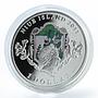 Niue 1 dollar Juno and Avos silver colored proof coin 2011