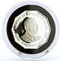 Kenya 500 shillings 10th Anniversary of Independence President Moi Ag coin 1988