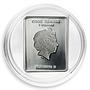 Cook Islands 5 dollars Russian Icons Assumption of Mary Uspenie silver coin 2011