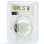 Ivory Coast 1000 francs Canonization Mother Teresa PR69 PCGS silver coin 2016