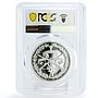 Switzerland 50 francs Altdorf Shooting Festival Soldier PR69 PCGS Ag coin 1985