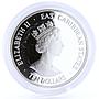 East Caribbean States 10 dollars Inaugural Test Match Sri Lanka silver coin 1997