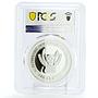 Congo 240 francs Lunar Calendar Year of the Horse Wealth PR69 PCGS Ag coin 2014