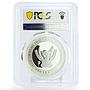 Congo 240 francs Lunar Calendar Year of the Horse Lucky PR69 PCGS Ag coin 2014