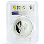 Congo 240 francs Lunar Calendar Year of the Horse Happy PR69 PCGS Ag coin 2014