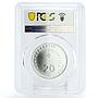 Switzerland 20 francs Brienz Rothorn Railway Steam Trains MS68 PCGS Ag coin 2009