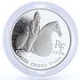 France 10 francs European Museums Treasures Chinese Horseman silver coin 1996