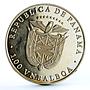 Panama 1 balboa President John Kennedy Statesman Bell Politics nickel coin 1988