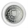 Ukraine 1 million karbovanets Lesya Ukrainka Poetess Literature silver coin 1996