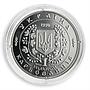 Ukraine 1 million karbovanets Hrygoriy Skovoroda Philosopher silver coin 1996