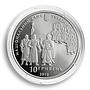 Ukraine 10 hryvnia 300 Centenary Constitution Pylyp Orlyk proof silver coin 2010
