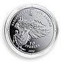 Ukraine 10 hryvnia 350 Anniversary of Konotop  Battle silver coin 2009