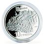 Ukraine 10 hryvnia Old Castle in Kamianets-Podilskyi proof silver coin 2017