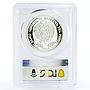 Peru 1 sol National Library Building Architecture PR70 PCGS silver coin 2021