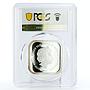 Tuvalu 1 dollar Trafalgar Square Buildings Architecture PR70 PCGS Ag coin 2013