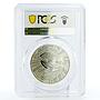 Ukraine 5 hryvnias State Symbols Flag and Soul Bird MS70 PCGS CuNi coin 2022