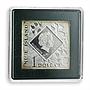 Niue 1 dollar Series: Oddities of Nature Platypus rectangular silver coin 2010