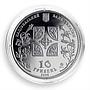 Ukraine 10 hryvnia Annunciation Ritual Orthodox Holidays silver proof coin 2008