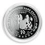 Ukraine 10 hryvnia Ivan Bohun Kalnyk Polkovnyk Heroes Cossack silver coin 2007