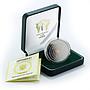 Ukraine 10 hryvnia National Anthem 140 Anniversary Holography silver coin 2005