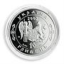 Ukraine 10 hryvnia Pavlo Polubotok Heroes Cossack Age Hetman silver coin 2003