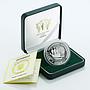Ukraine 10 hryvnia Petro Sahaidachnyi Cossack Hetman Ship silver proof coin 2000