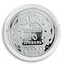 Ukraine 10 hryvnia Princess Olha Governor of Kyiv State silver coin 2000