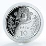 Ukraine 10 hryvnia Protection of Virgin Pokrova silver proof coin 2005