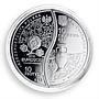 Ukraine 10 hryvnia UEFA EURO 2012 TM Poland - Ukraine silver proof coin 2012