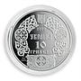 Ukraine 10 hryvnia Volodymyr Great Prince Kyivan Rus silver proof coin 2000