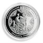 Ukraine 20 hryvnia Shchedryk Carol Mykola Leontovych Christmas silver coin 2016